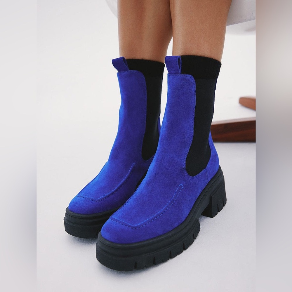 Maguire Biella Loafers size 38 Blue Cobalt Suede